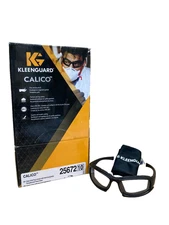 KleenGaurd Safety Glasses Calico 25672 AntiFog Clear Lens Wrap, Pack of 12