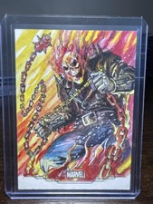 Topps Chrome 2026 Marvel Ghost Rider Authenti...