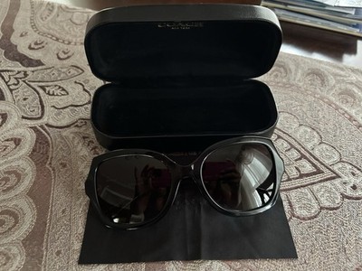 Coach sunglasses and hard case COACH - BLACK HARD LEATHER CLAMSHELL GLASSES SUNGLASS HARD  main image 3