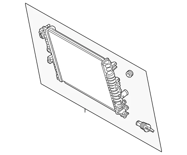 Radiador GM 23155249 genuino Foto 4 de 4