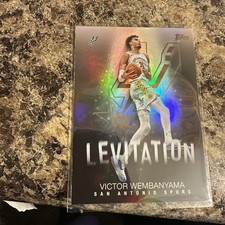 2025 Topps Victor Wembanyama Levitation Insert #L-10 Spurs SP