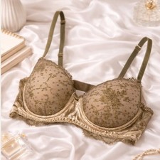 Victoria s Secret Dream Angels Lined Demi Bra Women s Size 32DD