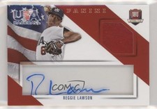2015 Panini USA Baseball Jersey Prime Signatures 4/20 Reggie Lawson #12 Auto 0c6