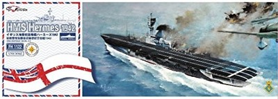 Flyhawk Model 1/700 Royal Navy Aircraft Carrier HMS Hermes Plastic Model FLYFH11