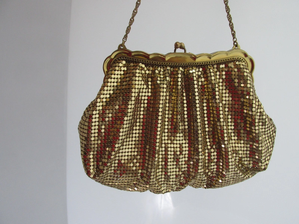 Whiting and Davis Evening Bags Metallic Vintage Bags, Handbags