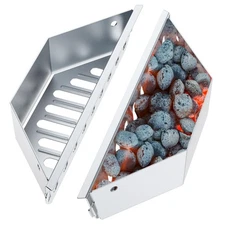 2Pcs Charcoal Basket Briquet Holder BBQ Grilling Accessories Replacement Heavy