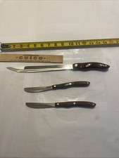 Cutco Knives Lot Of 3 23 & Two 59s Made In Usa Visible Usage