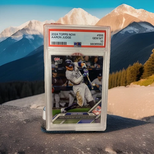 AARON JUDGE🔥2024 Topps Now #555 PSA 10 Gem MT 💎 YANKEES MVP 🏆
