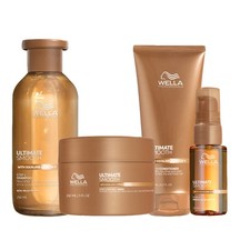 WELLA Kit Ultimate smooth Sh 250ml + Intensiv...