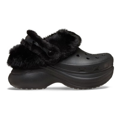 New CROCS Womens BAE LINED CLOG 211753-001 BLACK US W 5-9 TAKSE