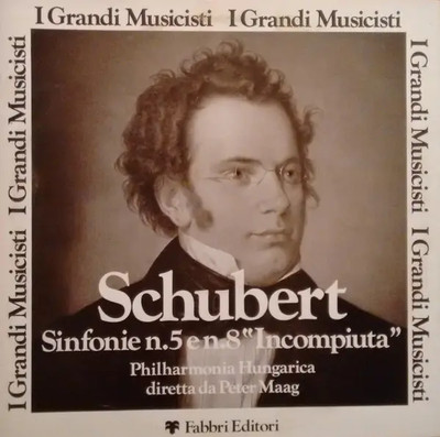 LP Schubert Symphonies No. 8 & No. 5 GATEFOLD + BOOK NEAR MINT Fabbri Editor