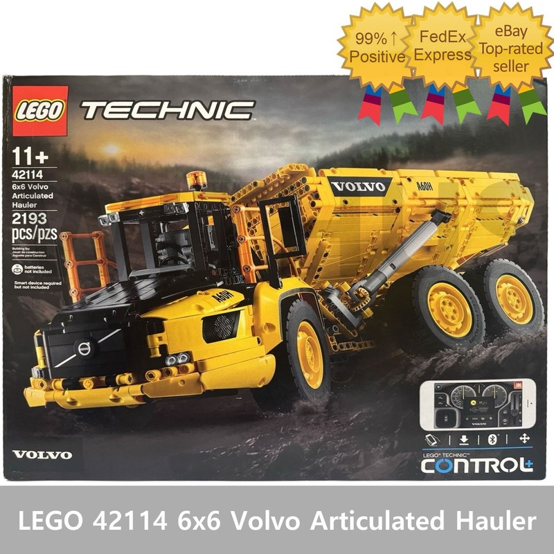 LEGO 42114 6x6 Volvo Articulated Hauler 2193pcs/ Brand New Sealed Package=