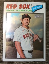 2026 Topps Heritage David Hamilton Chrome #344 Boston Red Sox Short Print SP