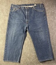 Vintage Levi's 505 Jeans Mens 46X30 Blue Denim Orange Tab USA Made 90s