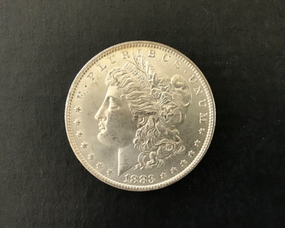 1883 O Morgan Silver Dollar, 90% Silver, New Orleans Mint,  Unc, ? Low to Mid MS