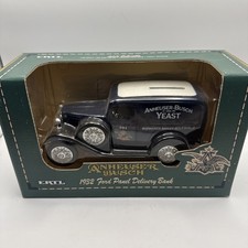 Anheuser-Busch 1932 Ford Panel Delivery Truck Bank ERTL 1:25 Die Cast Blue