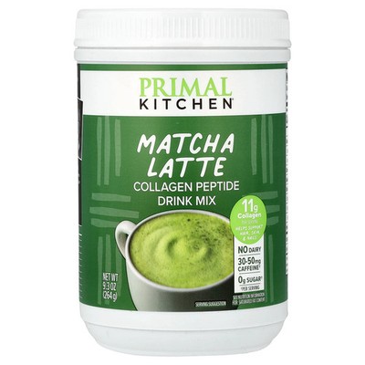 Collagen Peptide Drink Mix, Matcha Latte, 9.3 oz (264 g)