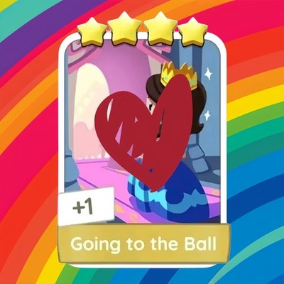  Going to the Ball  4 Star -  Monopoly go Sticker Set 16-6