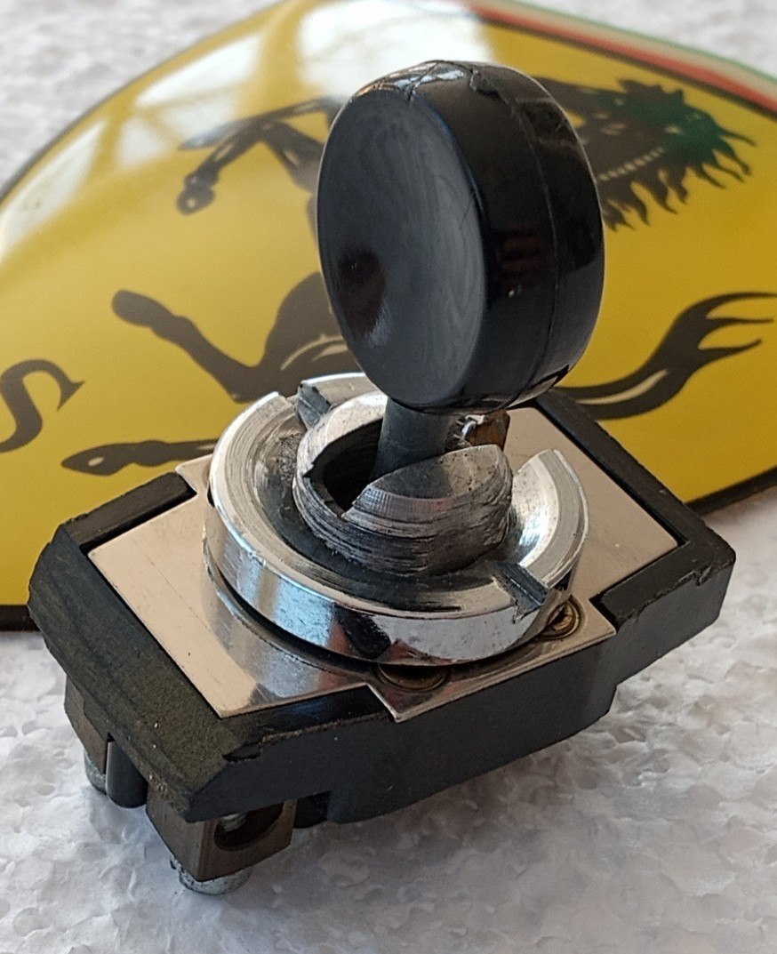 Ferrari  Vintage Radio Antenna Switch_Made in Italy_NEW GENUINE VINTAGE