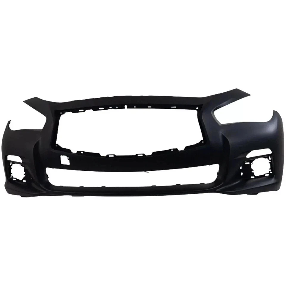 Kit de montaje de cubierta de parachoques delantero pintable y rejilla para Infiniti Q50 2014-2017 Foto 4 de 4