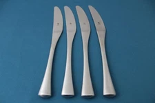 4 Dinner Knives Solid WMF SPOLETO Japan Stainless Modern 8 1/4"