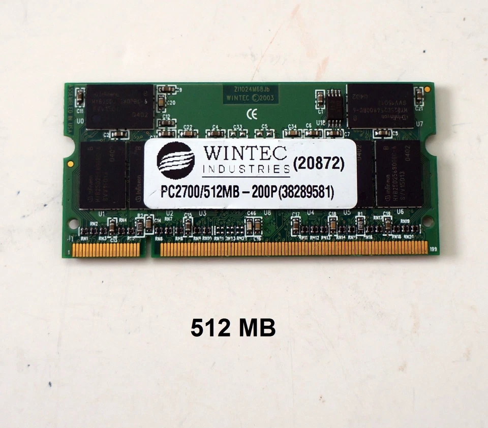 LOTTO DI 5 * * 1GB + 1GB + 512MB + 256MB + 256MB * DDR3L / PC3L-12800S... - Immagine 4 di 4