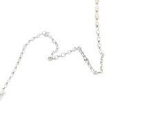 925 Sterling Silver Becher Rolo Half Round Wire Diamond Cut Chain (1.7mm) - 1 Fo