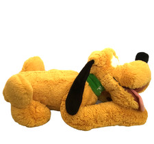 DISNEY STORE PLUTO PLUSH 17" GENUINE ORIGINAL AUTHENTIC HOUND DOG STUFFED ANIMAL