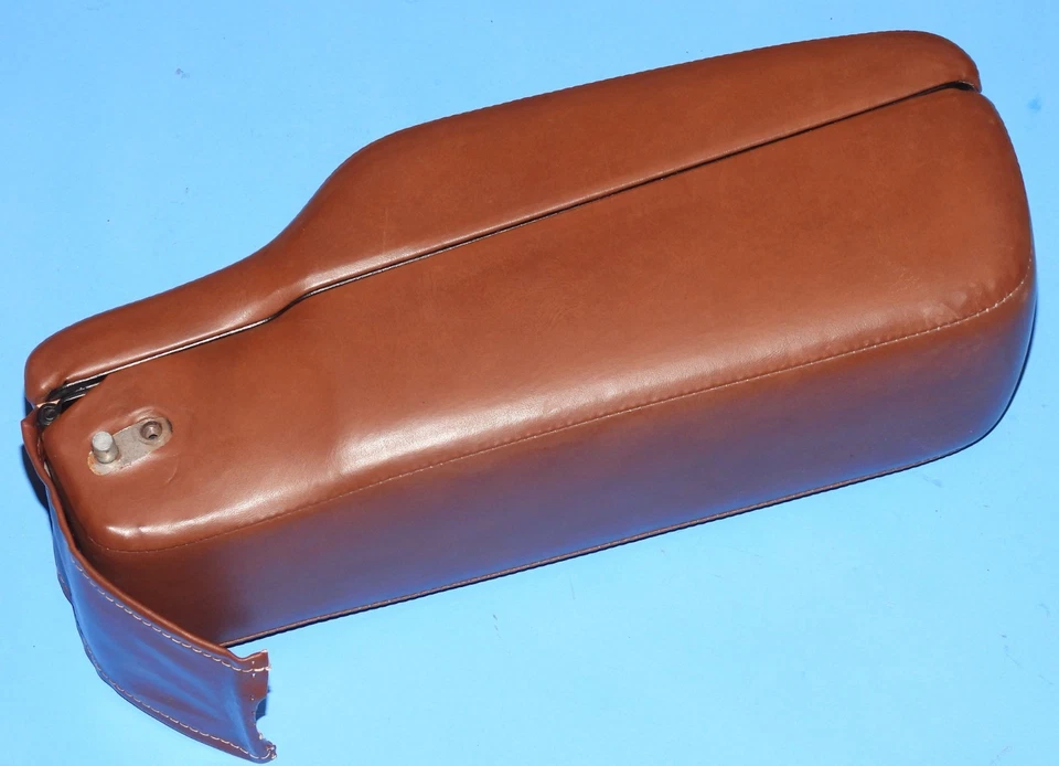 Cadillac Deville Fleetwood Allante 1991-93 OEM reposabrazos central tapa - marrón Foto 3 de 4