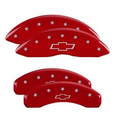 MGP 14252SBOWRD Front & Rear Red Caliper Cove...