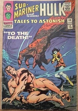 Tales to Astonish #80 - VG (4.0) - Marvel 1966 - 10d copy - Hulk & Sub-mariner