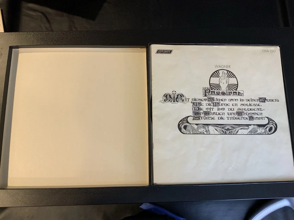 SOLTI Wagner Parsifal UK LONDON FFRR STEREO 1973 BOX SET Kollo Frick RARE NM - Image 3 of 4
