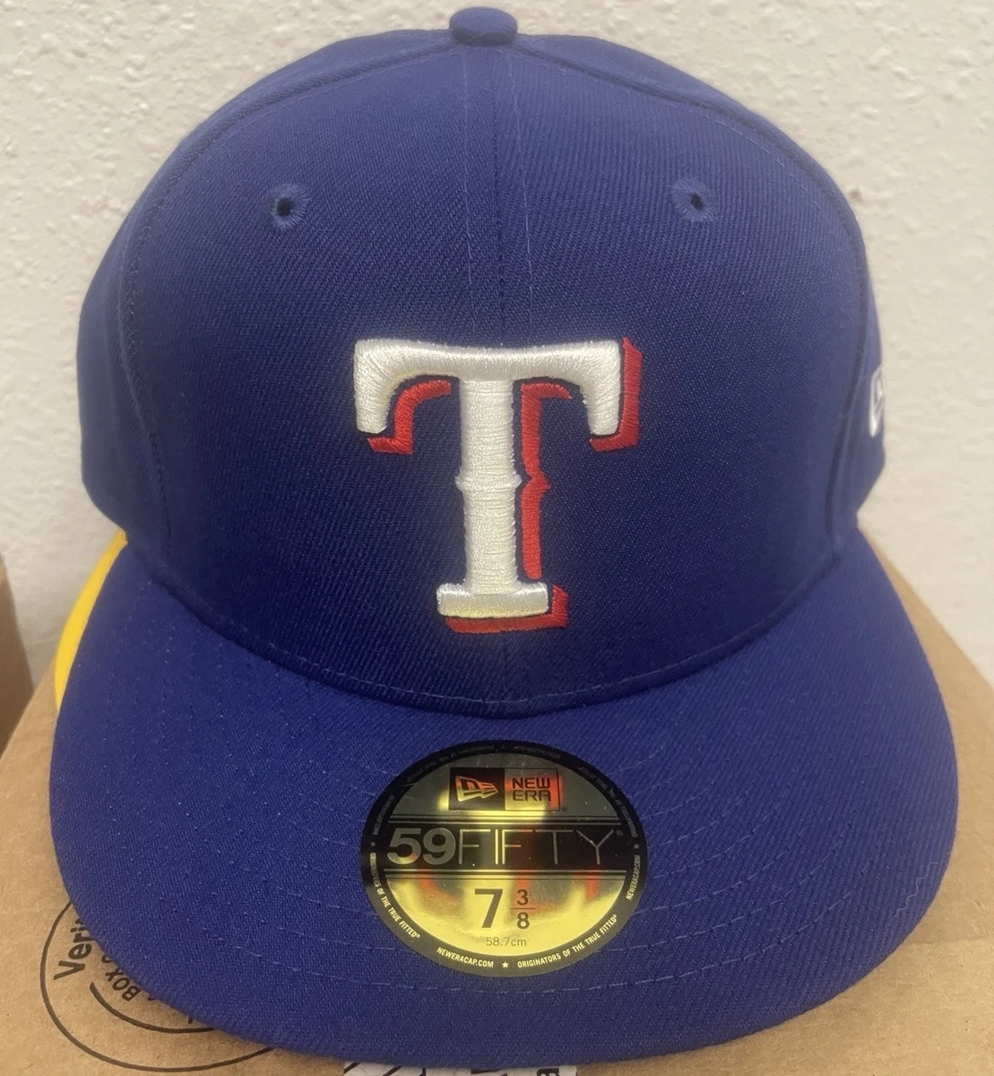 Texas Rangers Blue 7 3/8 Size MLB Fan Apparel & Souvenirs for sale