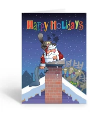 Stonehouse Collection Greeting Christmas For Cat Lovers Black 18 18 Count