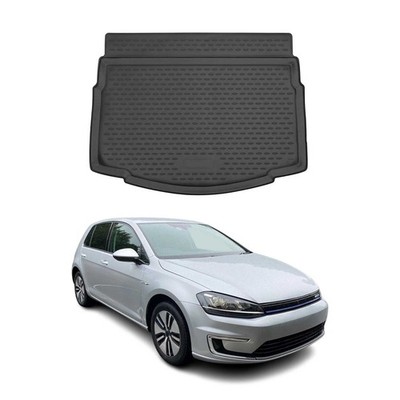 OMAC Cargo Mats Liner for VW e-Golf 2015-2019 Rear Trunk Waterproof TPE Black