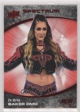 2021 Upper Deck AEW Spectrum Red 17/50 Dr Britt Baker #83 09q5