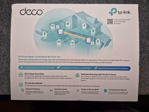 TP-LINK Deco X50 Dual-Band AX3000 Wi-Fi 6 Router-Mesh-System - Zdjęcie 5 z 8