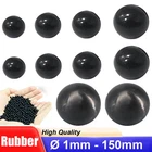 Solid Nitrile Rubber Balls Black Round Solid Rubber Ball Bouncy Ball Ø 1mm-150mm