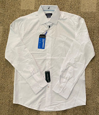 Nautica Super Shirt Stretch Dress Casual Button Front 15 32/33 Men's M Slim Fit