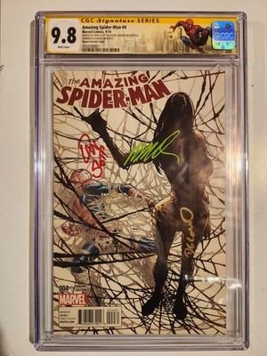 Amazing Spider-Man #4, 1st App of Silk, 3x signatures