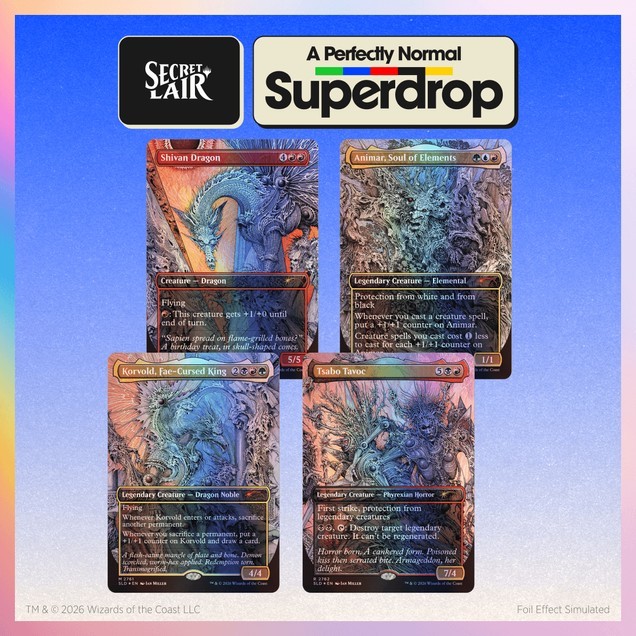 Us Rapper Ian MTG A Perfectly Normal Superdrop Artist Series: Ian Miller Foil Edition ...