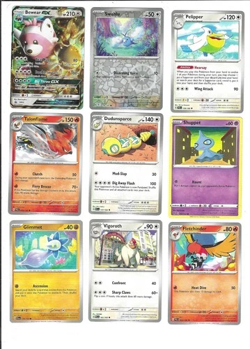 18 Ass. Pokemon Cards