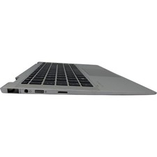 Original HP EliteBook x360 1030 G3 Palmrest Tastatur Deutsch QWERTZ Backlit Silb – Bild 2