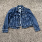Tommy Hilfiger Women’s Xl Jean Jacket With Rose Embroidered On Back — photo 1