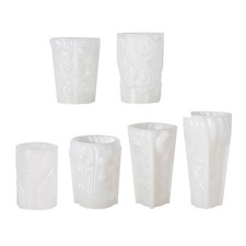 Carved Cylinder Mold for DIY Art Craft Epoxy Resin Casting