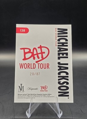 2025 Keepsake Michael Jackson /87 Bad World Tour Red Laser