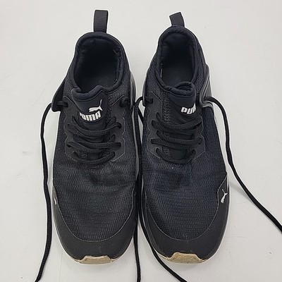 Puma Pacer Next Cage 367582-27 Black White Running Shoes Sneakers Womens Sz 8.5