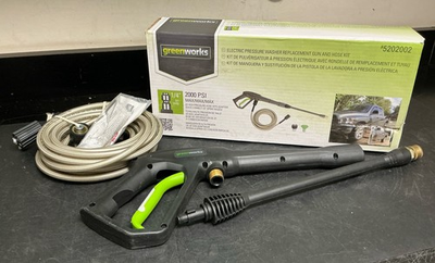 #ad Greenworks Electric Pressure Washer Replacement Gun and Hose Kit 5202002 $79.99