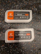 Rechargeable Battery 3.7V 3600mAh for Streamlight X Series Flashlights 2-Pack