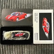 Pk37-c08 Stainless Steel Folding Pocketknife Red Sports Car Print Keychain
